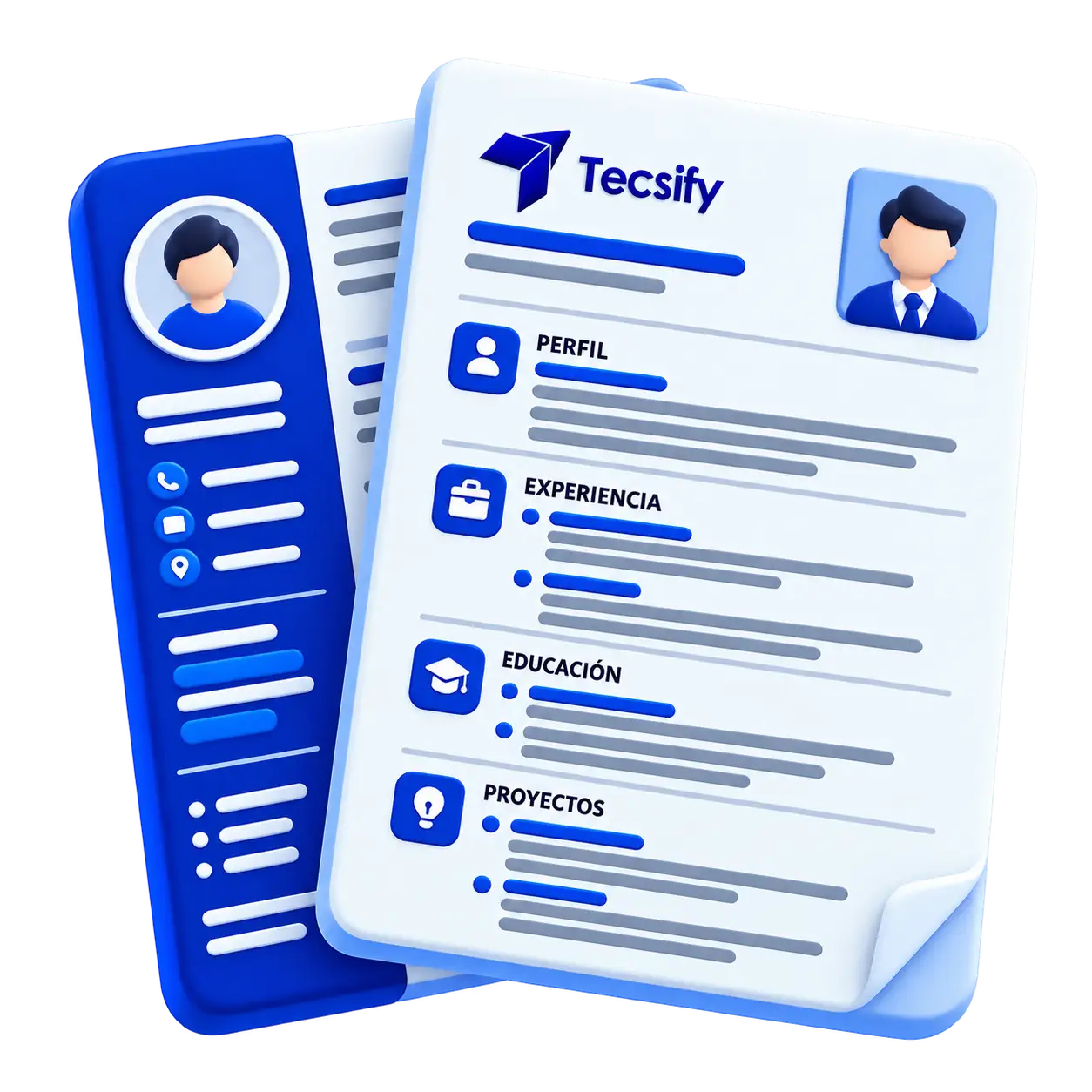 Ejemplos de CV creados con Prodigy