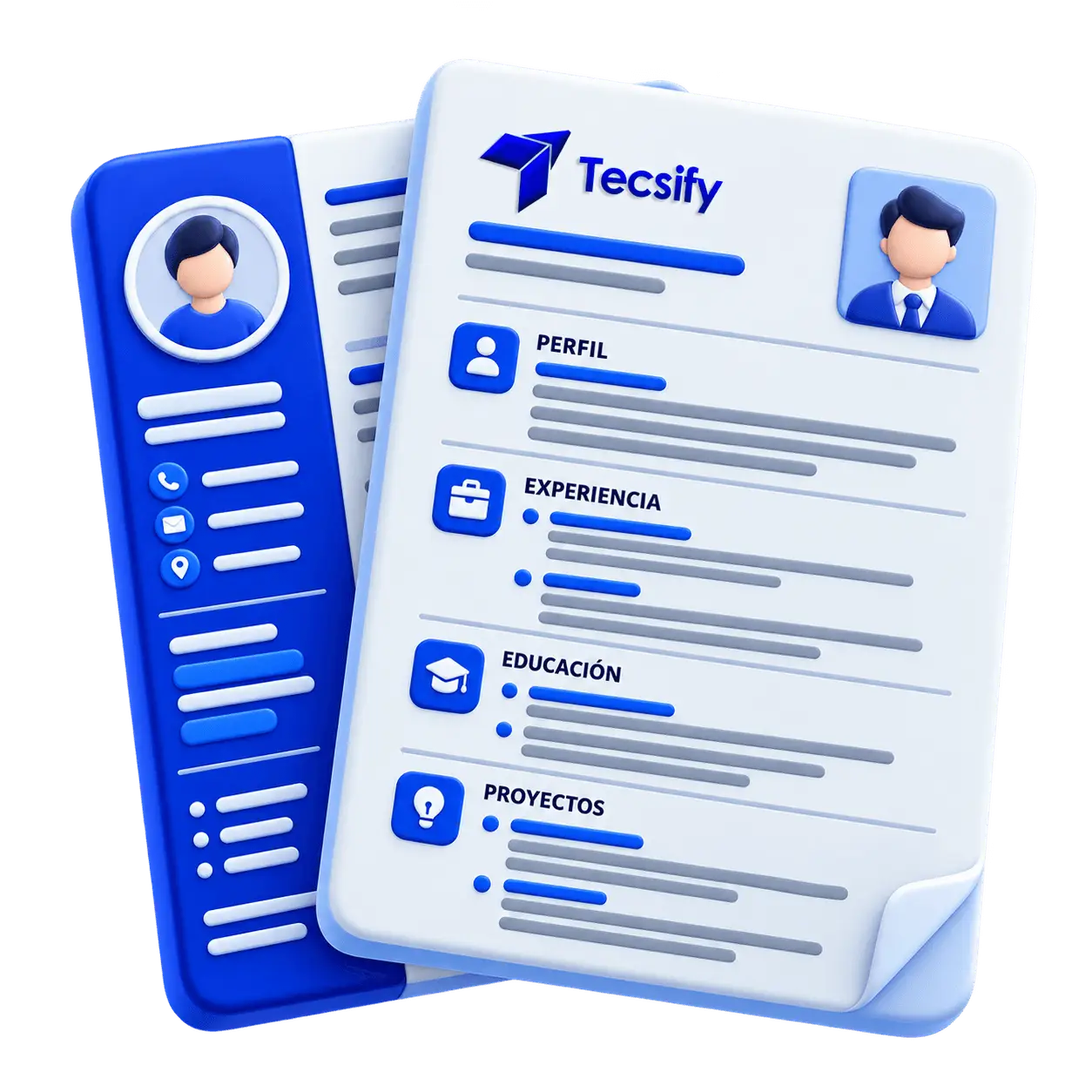 Ejemplos de CV creados con Prodigy