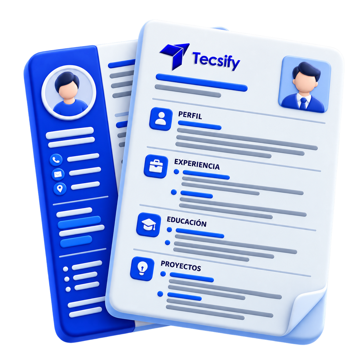 Ejemplos de CV creados con Prodigy